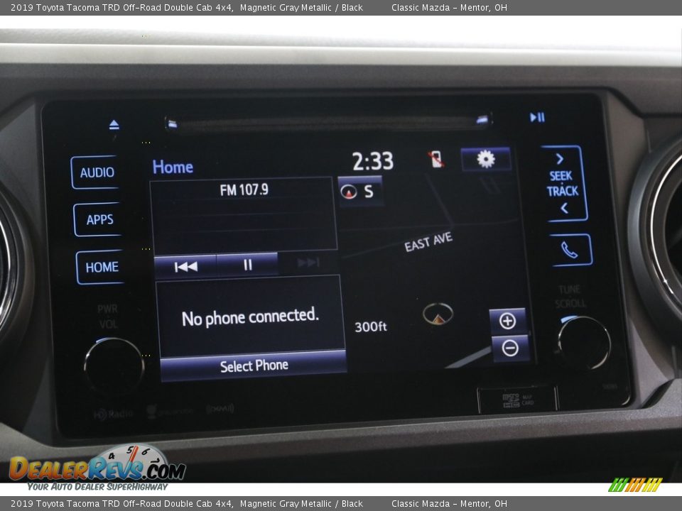 2019 Toyota Tacoma TRD Off-Road Double Cab 4x4 Magnetic Gray Metallic / Black Photo #11