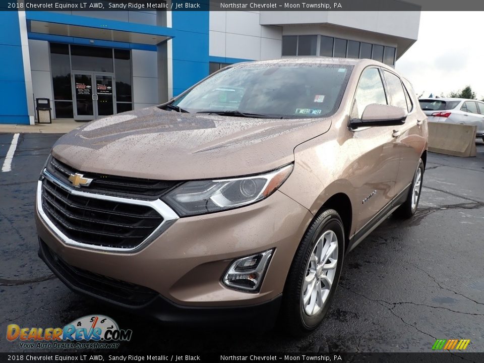 2018 Chevrolet Equinox LT AWD Sandy Ridge Metallic / Jet Black Photo #2