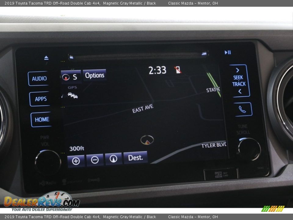 2019 Toyota Tacoma TRD Off-Road Double Cab 4x4 Magnetic Gray Metallic / Black Photo #12