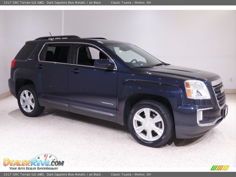 2017 GMC Terrain SLE AWD Dark Sapphire Blue Metallic / Jet Black Photo #1