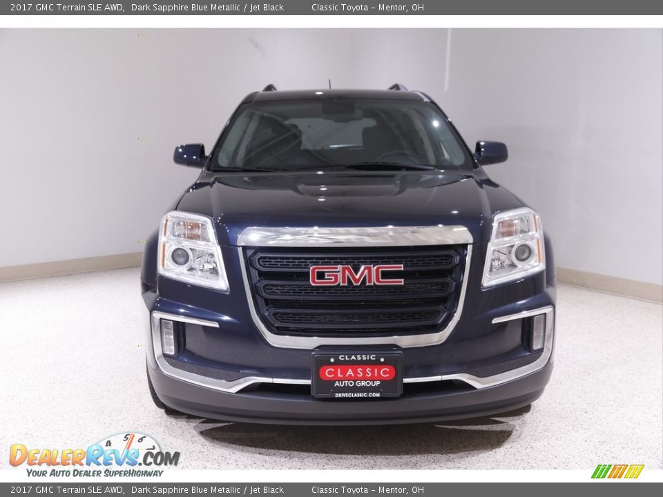 2017 GMC Terrain SLE AWD Dark Sapphire Blue Metallic / Jet Black Photo #2