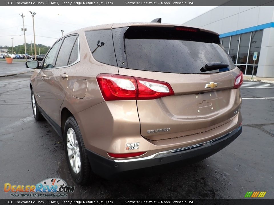 2018 Chevrolet Equinox LT AWD Sandy Ridge Metallic / Jet Black Photo #5