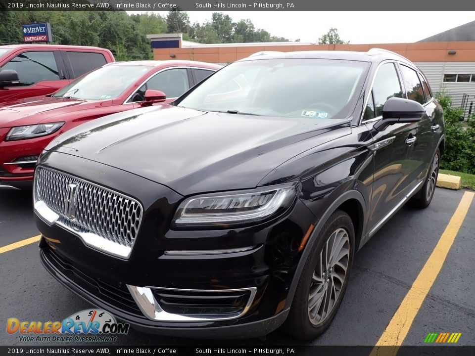 2019 Lincoln Nautilus Reserve AWD Infinite Black / Coffee Photo #1