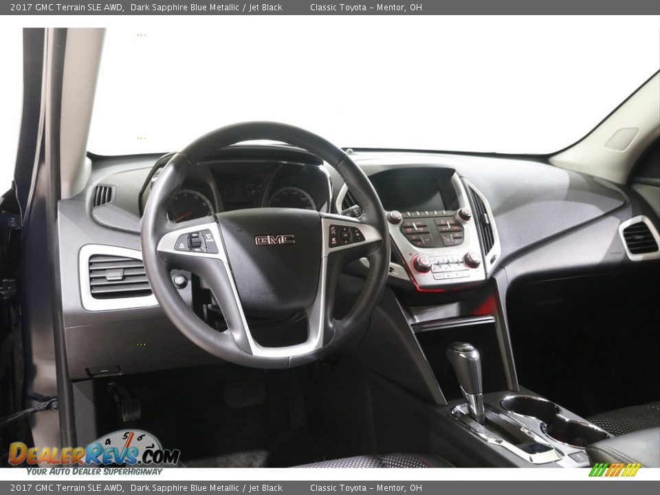 2017 GMC Terrain SLE AWD Dark Sapphire Blue Metallic / Jet Black Photo #6