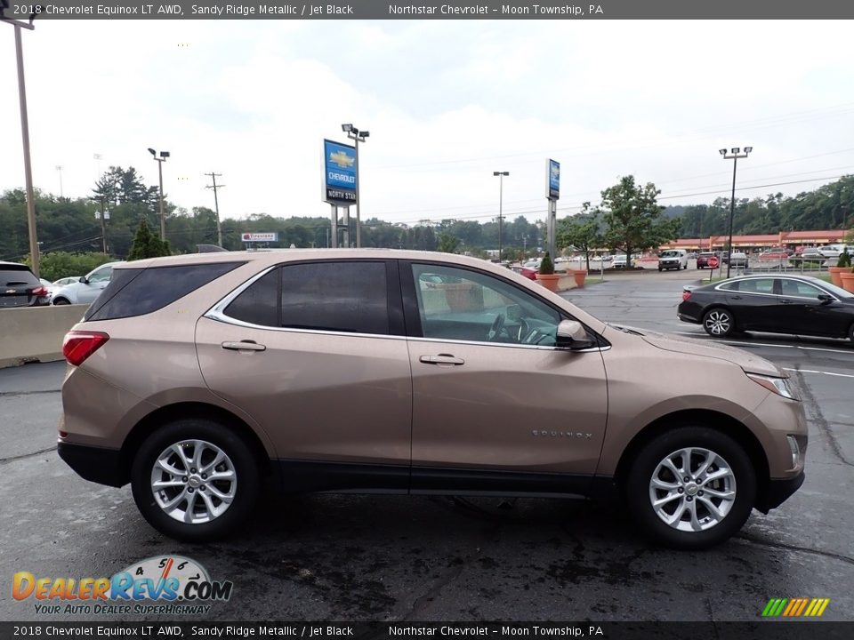 2018 Chevrolet Equinox LT AWD Sandy Ridge Metallic / Jet Black Photo #10