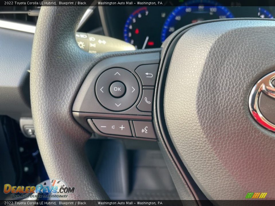 2022 Toyota Corolla LE Hybrid Steering Wheel Photo #13