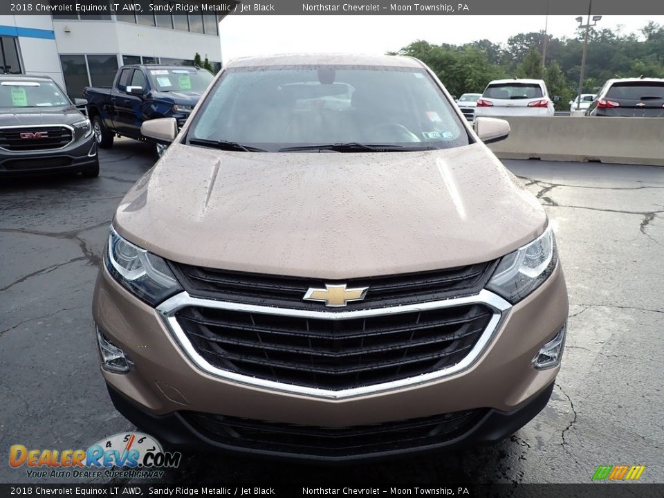 2018 Chevrolet Equinox LT AWD Sandy Ridge Metallic / Jet Black Photo #13