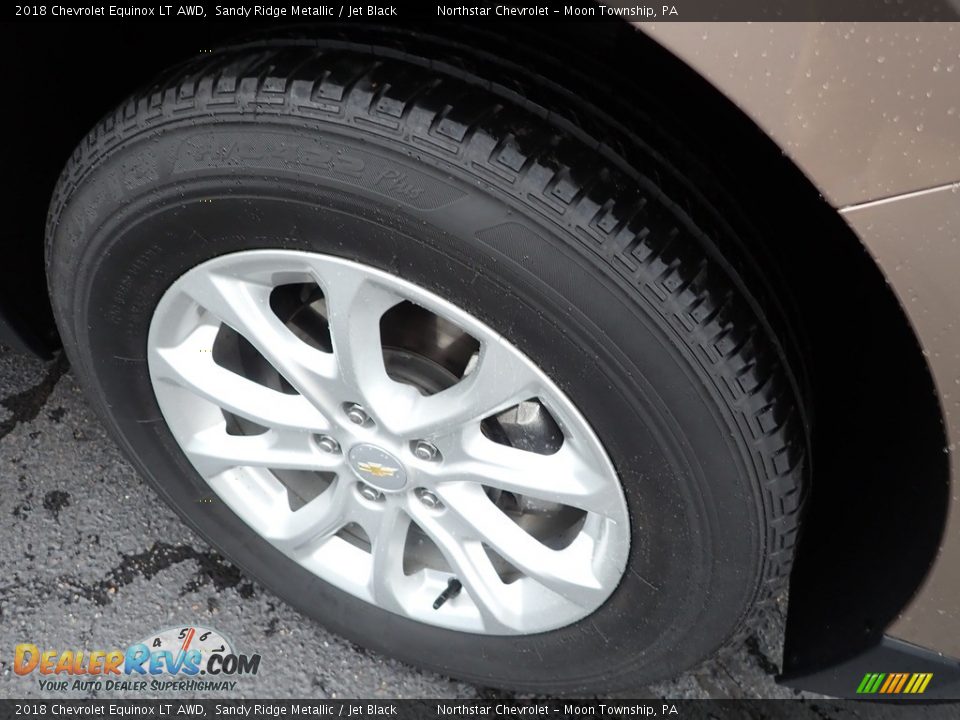 2018 Chevrolet Equinox LT AWD Sandy Ridge Metallic / Jet Black Photo #14