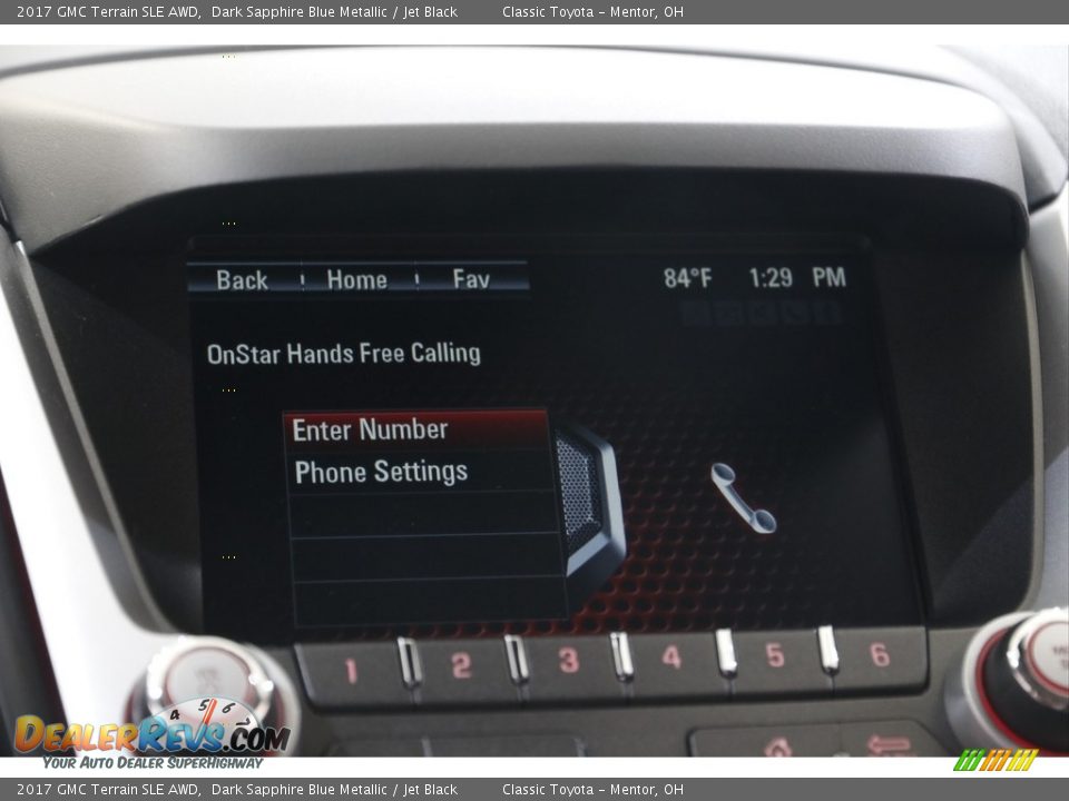2017 GMC Terrain SLE AWD Dark Sapphire Blue Metallic / Jet Black Photo #12
