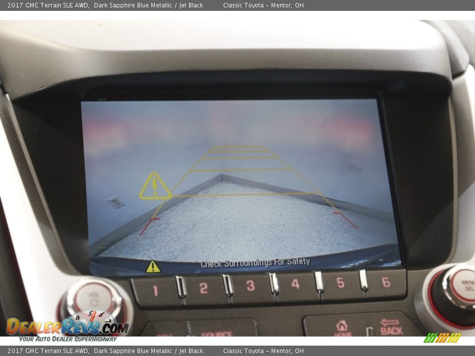 2017 GMC Terrain SLE AWD Dark Sapphire Blue Metallic / Jet Black Photo #14