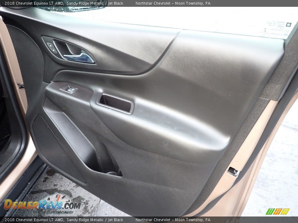2018 Chevrolet Equinox LT AWD Sandy Ridge Metallic / Jet Black Photo #17