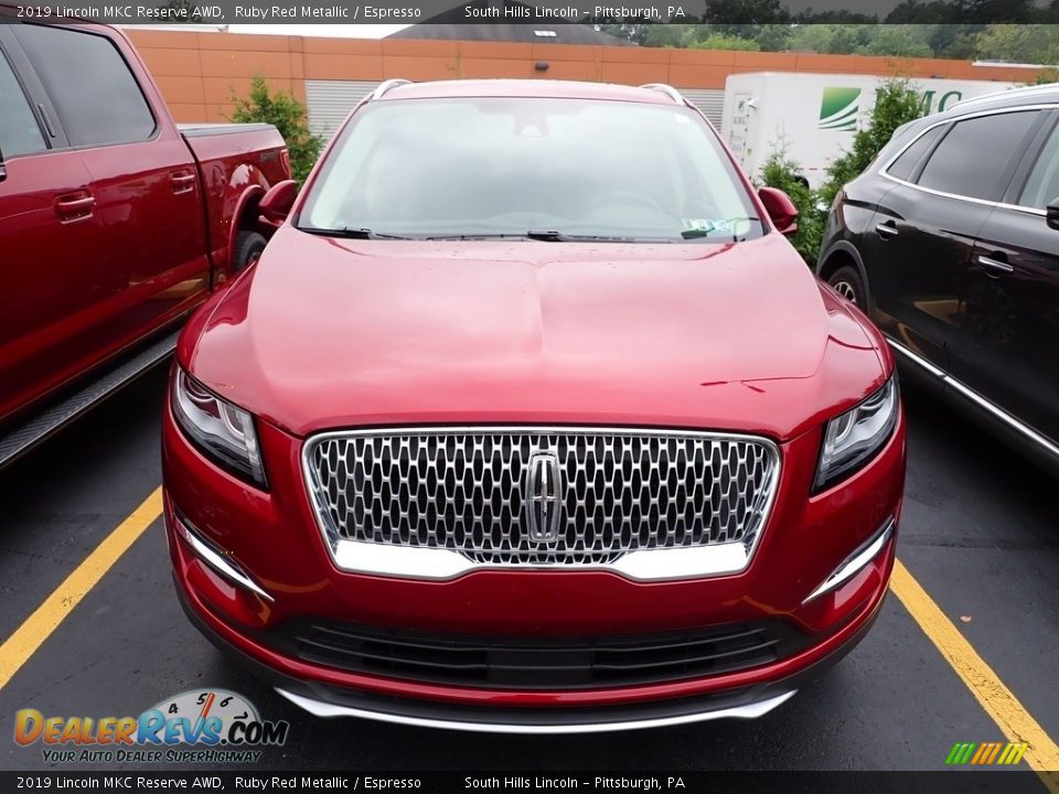 2019 Lincoln MKC Reserve AWD Ruby Red Metallic / Espresso Photo #5