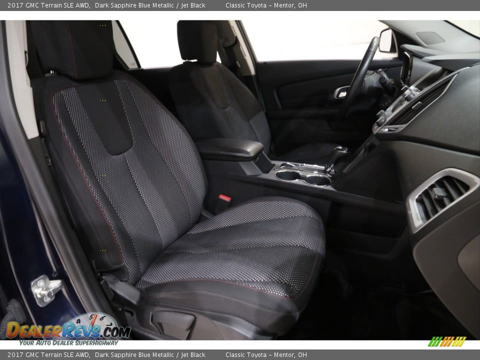2017 GMC Terrain SLE AWD Dark Sapphire Blue Metallic / Jet Black Photo #16