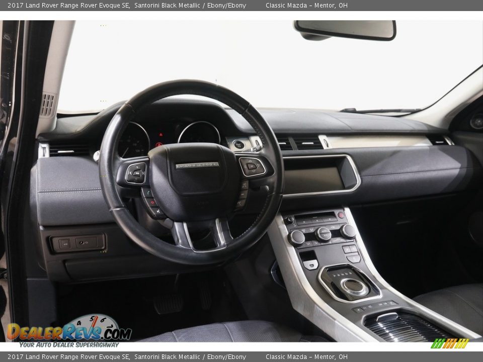 2017 Land Rover Range Rover Evoque SE Santorini Black Metallic / Ebony/Ebony Photo #6