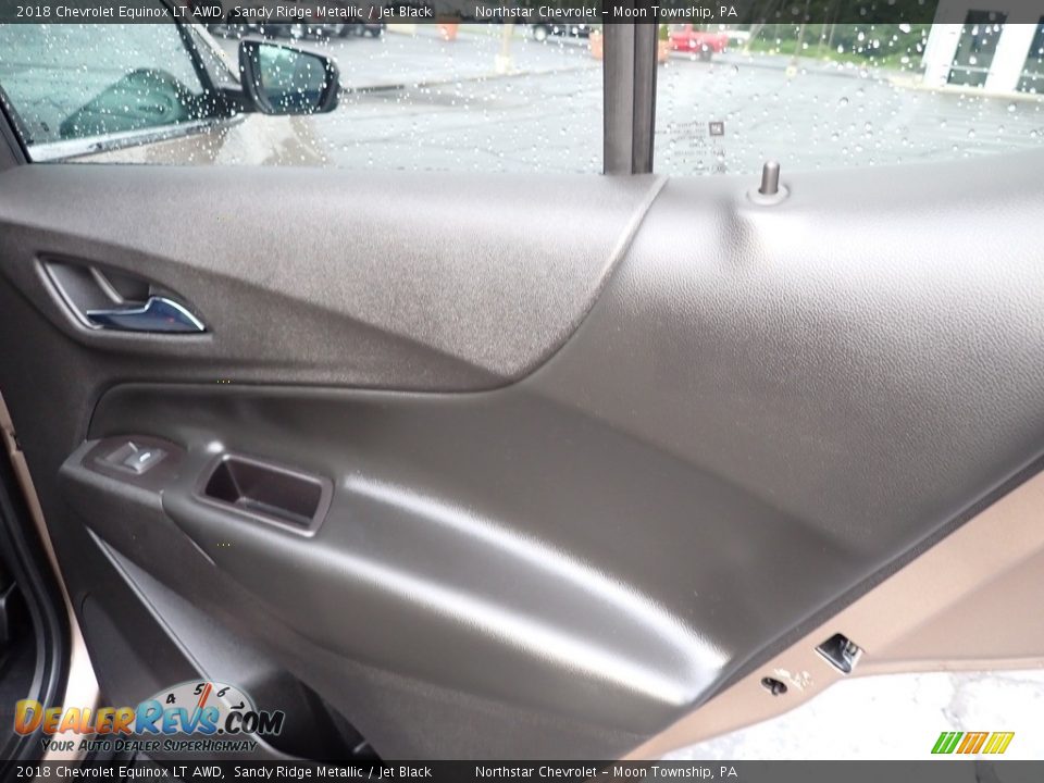 2018 Chevrolet Equinox LT AWD Sandy Ridge Metallic / Jet Black Photo #19
