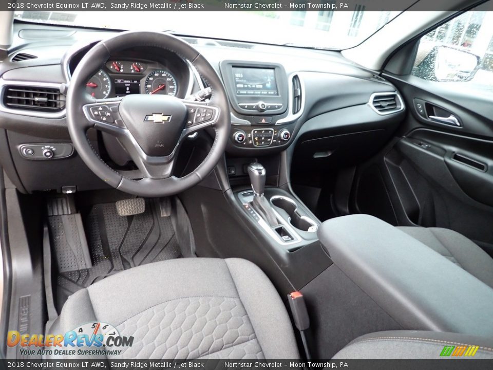 2018 Chevrolet Equinox LT AWD Sandy Ridge Metallic / Jet Black Photo #22