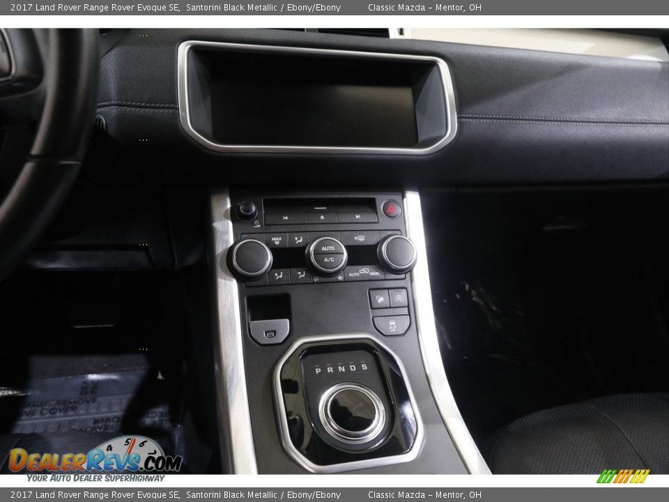 2017 Land Rover Range Rover Evoque SE Santorini Black Metallic / Ebony/Ebony Photo #10