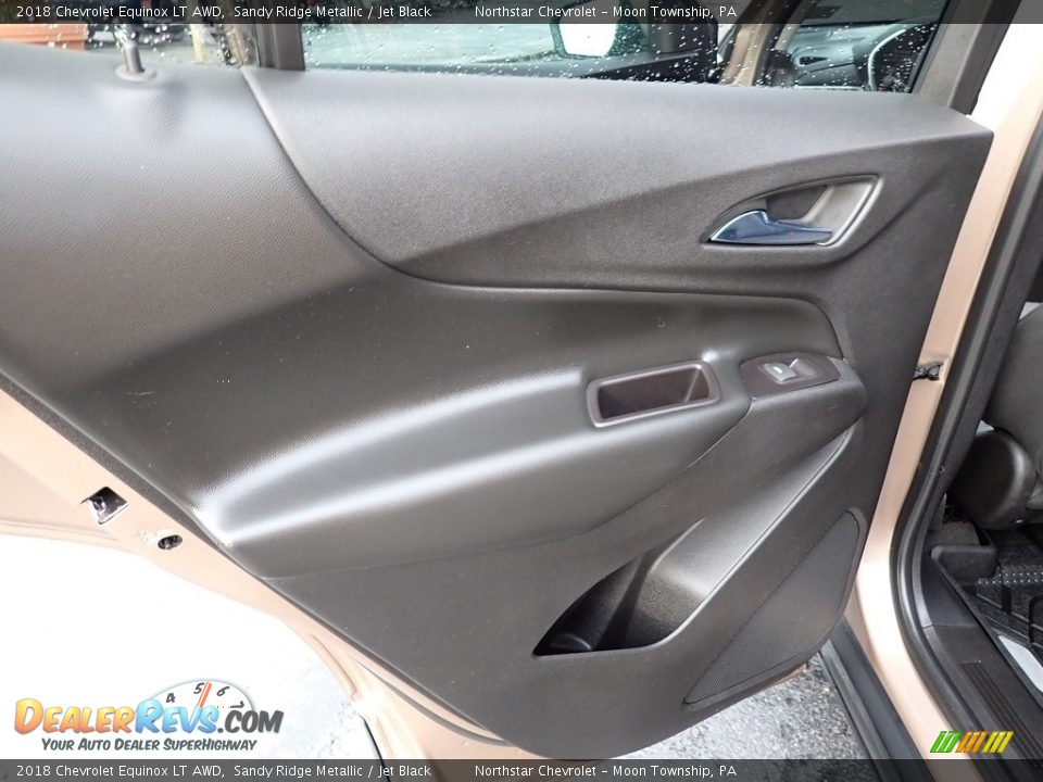 2018 Chevrolet Equinox LT AWD Sandy Ridge Metallic / Jet Black Photo #23