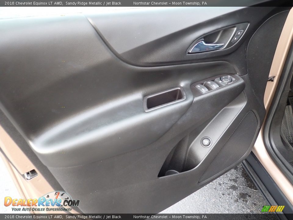 2018 Chevrolet Equinox LT AWD Sandy Ridge Metallic / Jet Black Photo #24