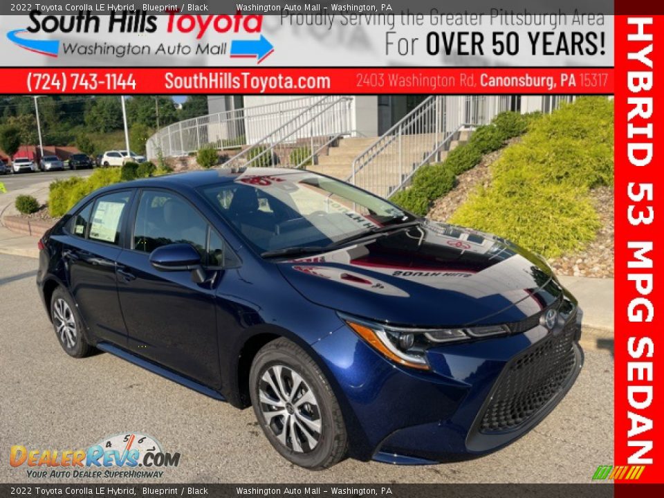 2022 Toyota Corolla LE Hybrid Blueprint / Black Photo #1