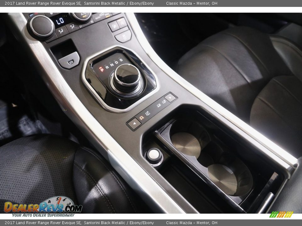 2017 Land Rover Range Rover Evoque SE Santorini Black Metallic / Ebony/Ebony Photo #15