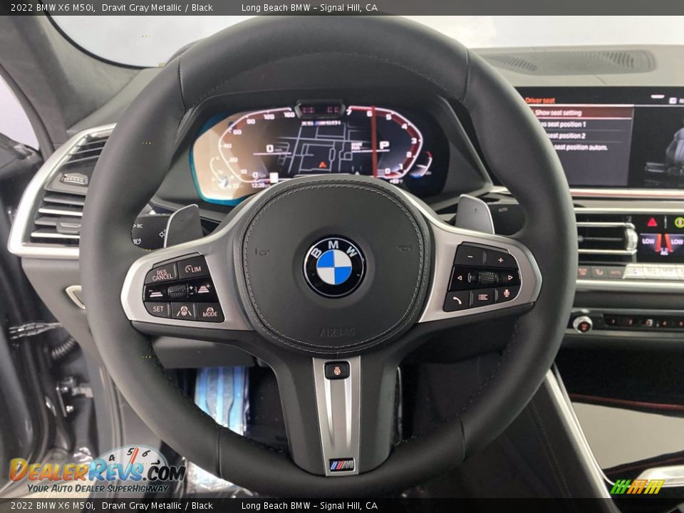 2022 BMW X6 M50i Steering Wheel Photo #15