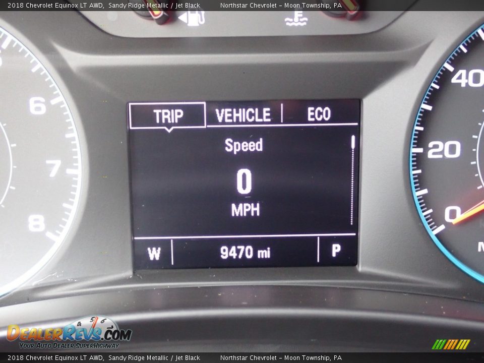 2018 Chevrolet Equinox LT AWD Sandy Ridge Metallic / Jet Black Photo #29