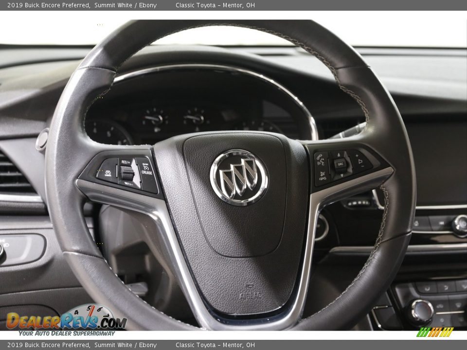 2019 Buick Encore Preferred Summit White / Ebony Photo #7