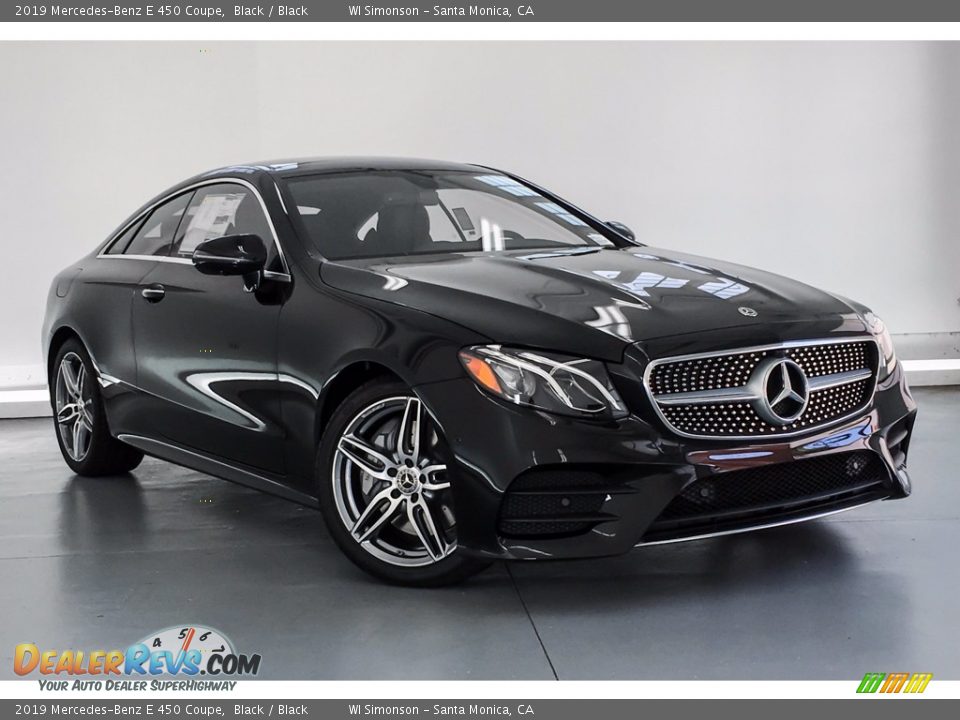 2019 Mercedes-Benz E 450 Coupe Black / Black Photo #12