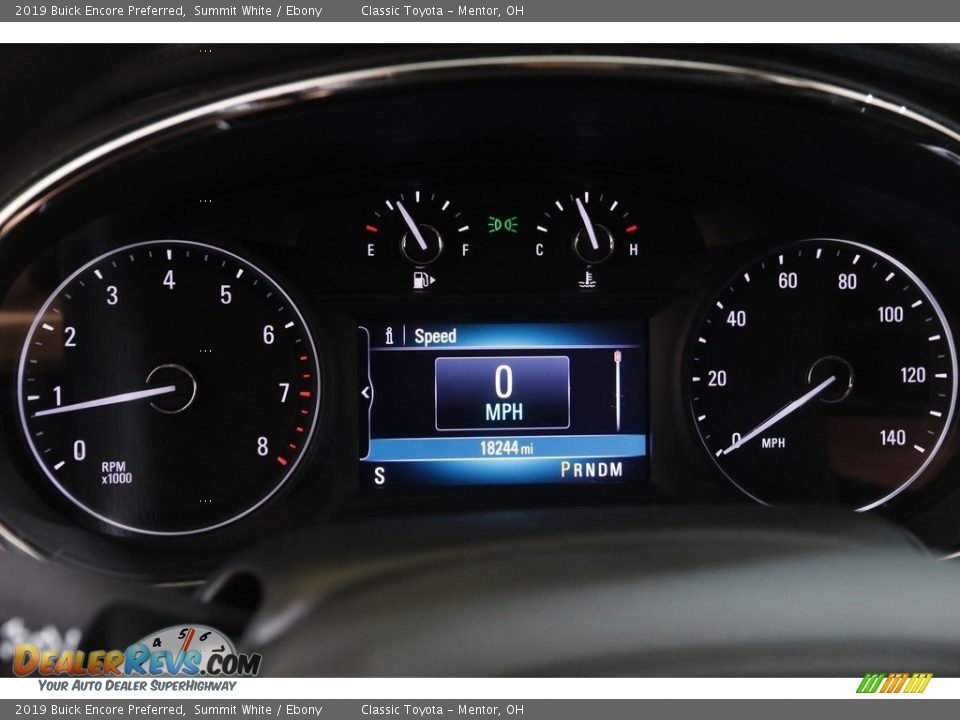 2019 Buick Encore Preferred Summit White / Ebony Photo #8