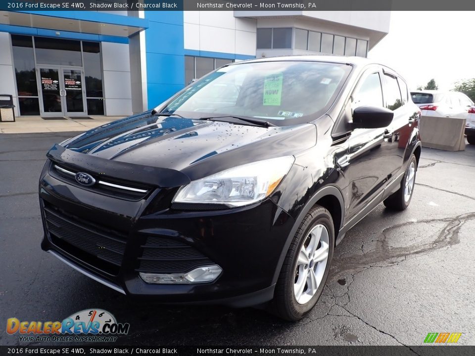 2016 Ford Escape SE 4WD Shadow Black / Charcoal Black Photo #2