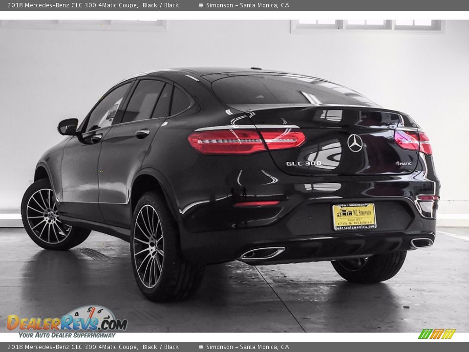 2018 Mercedes-Benz GLC 300 4Matic Coupe Black / Black Photo #3