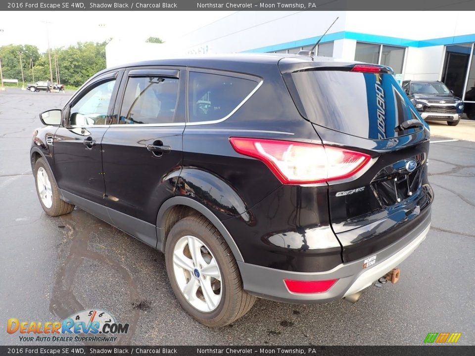 2016 Ford Escape SE 4WD Shadow Black / Charcoal Black Photo #4