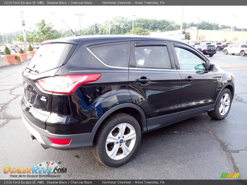 2016 Ford Escape SE 4WD Shadow Black / Charcoal Black Photo #9