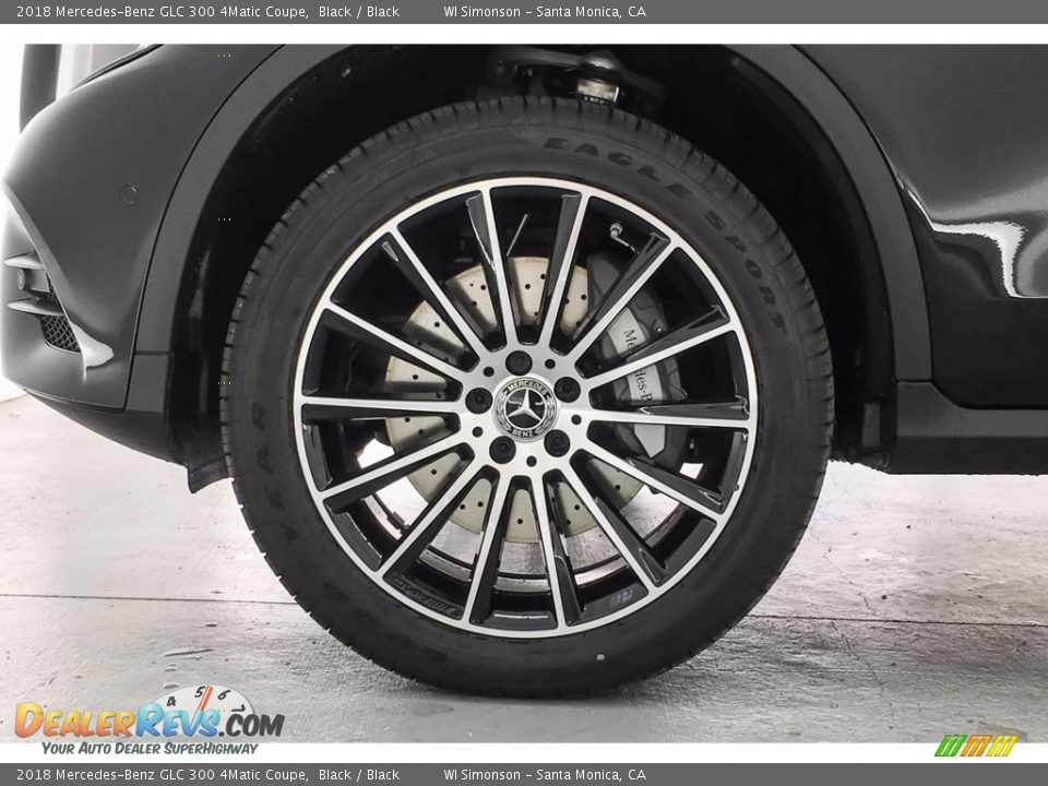 2018 Mercedes-Benz GLC 300 4Matic Coupe Black / Black Photo #9