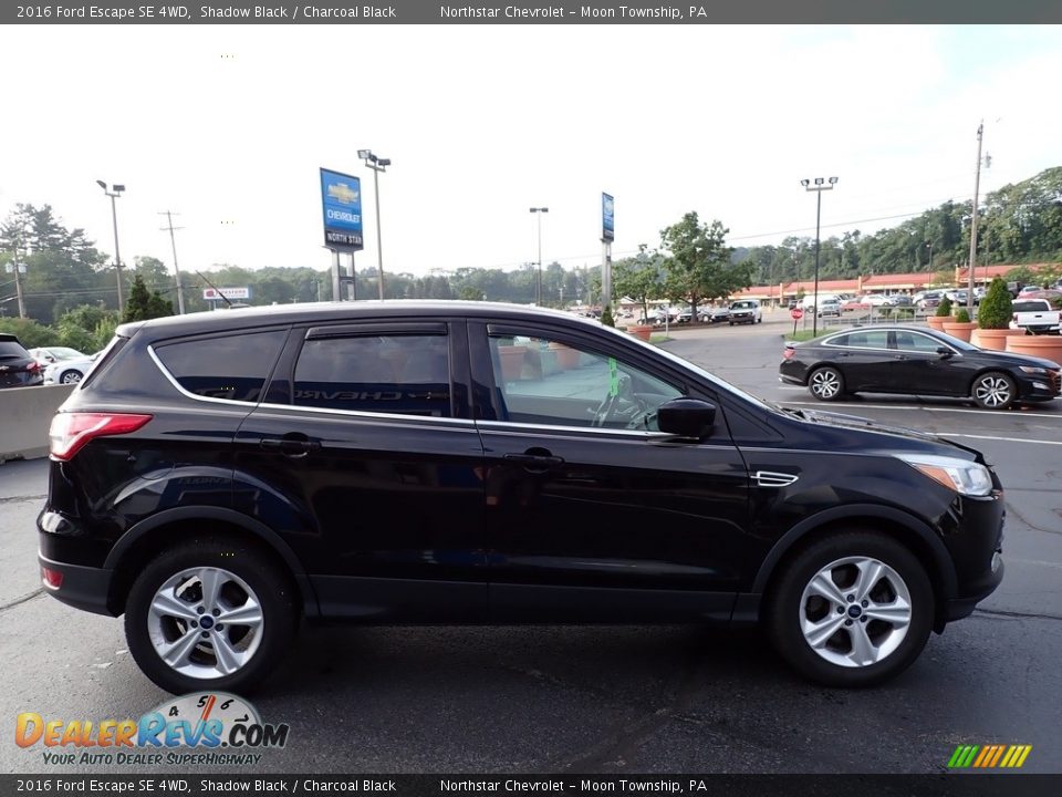 2016 Ford Escape SE 4WD Shadow Black / Charcoal Black Photo #10