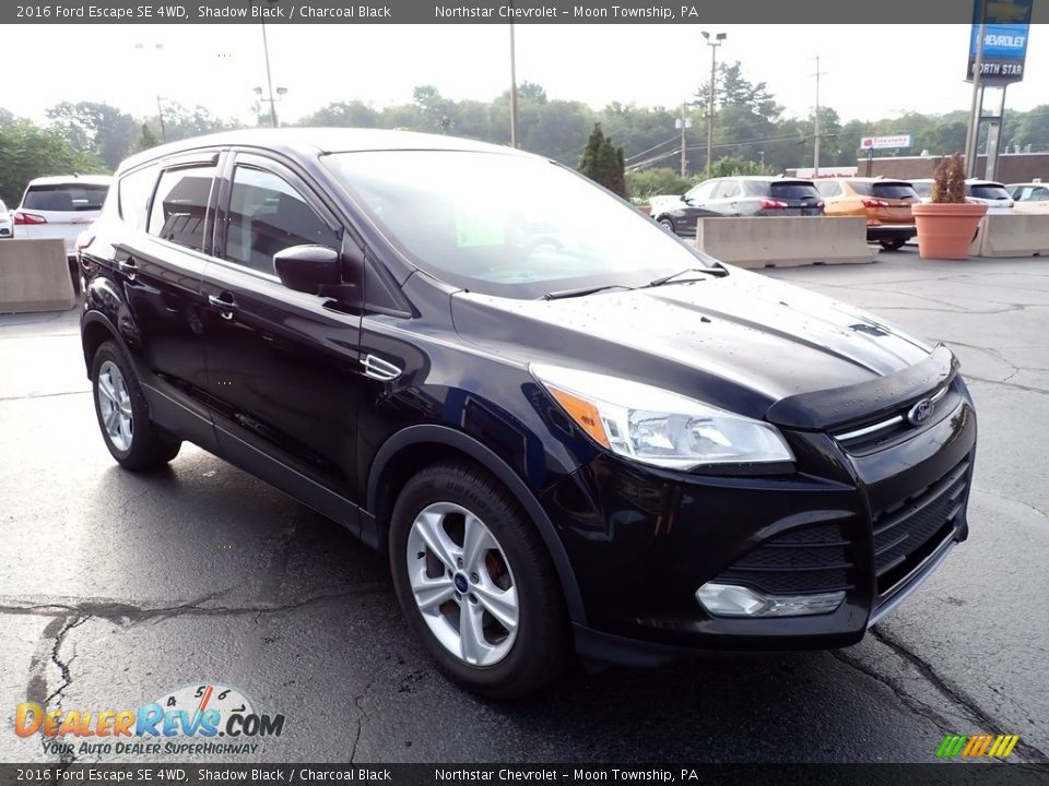 2016 Ford Escape SE 4WD Shadow Black / Charcoal Black Photo #11