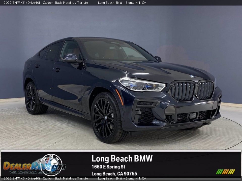 2022 BMW X6 xDrive40i Carbon Black Metallic / Tartufo Photo #1