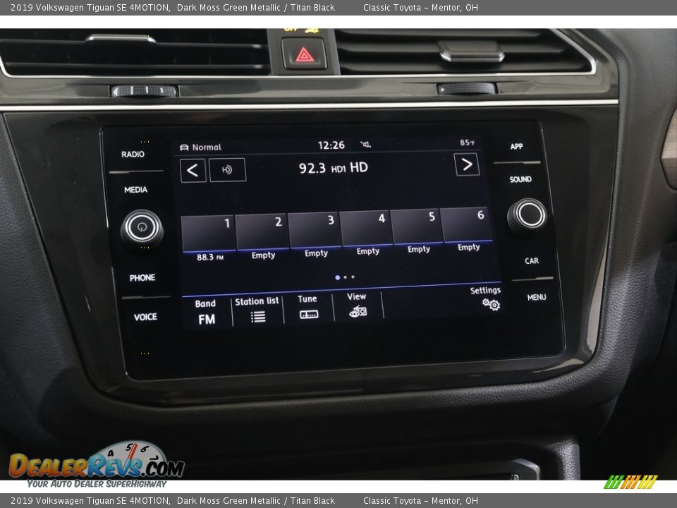 2019 Volkswagen Tiguan SE 4MOTION Dark Moss Green Metallic / Titan Black Photo #10