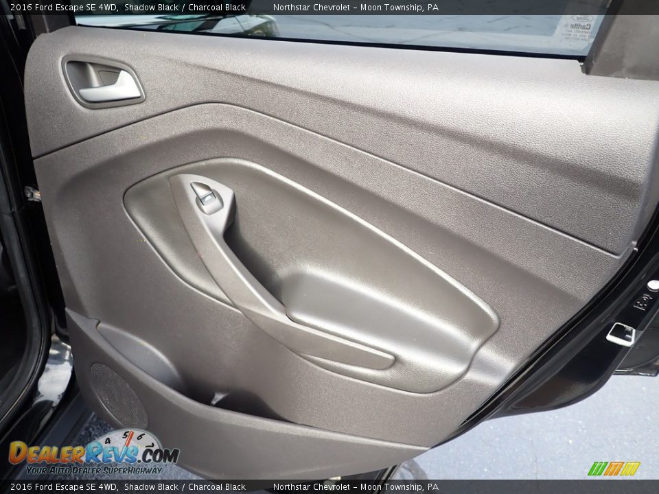 2016 Ford Escape SE 4WD Shadow Black / Charcoal Black Photo #19