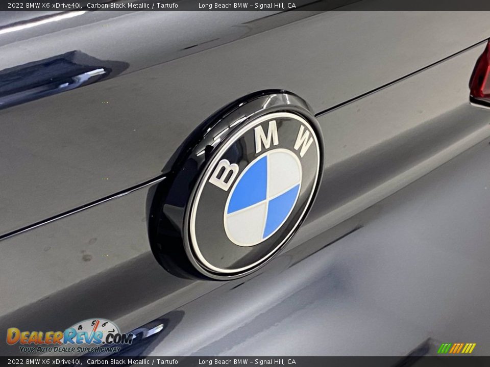 2022 BMW X6 xDrive40i Carbon Black Metallic / Tartufo Photo #7