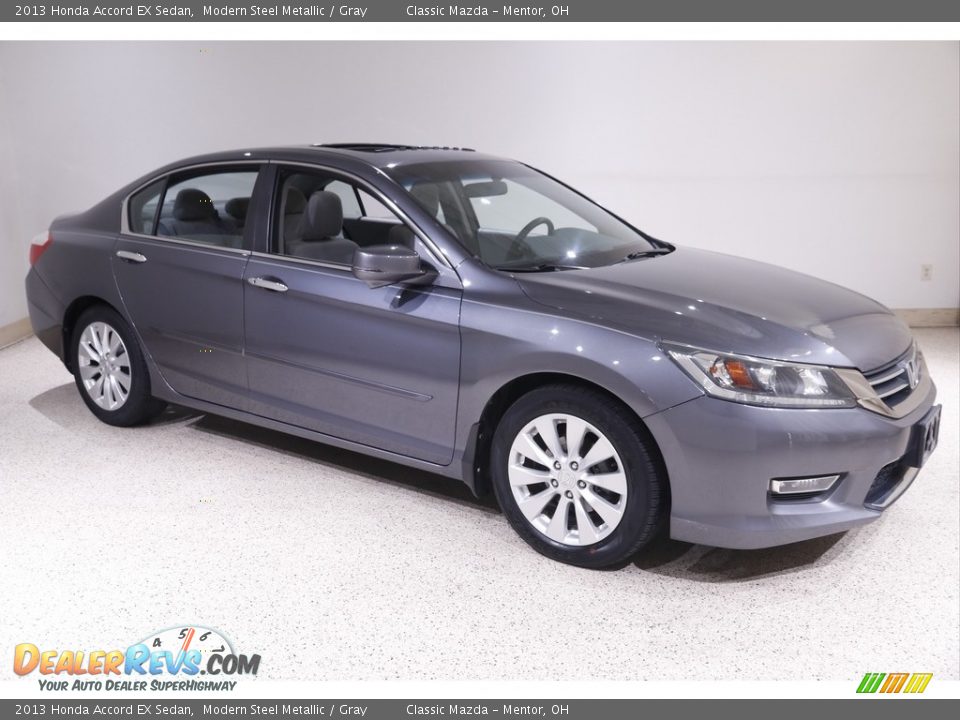 2013 Honda Accord EX Sedan Modern Steel Metallic / Gray Photo #1