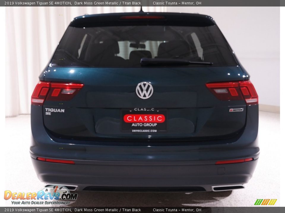 2019 Volkswagen Tiguan SE 4MOTION Dark Moss Green Metallic / Titan Black Photo #16