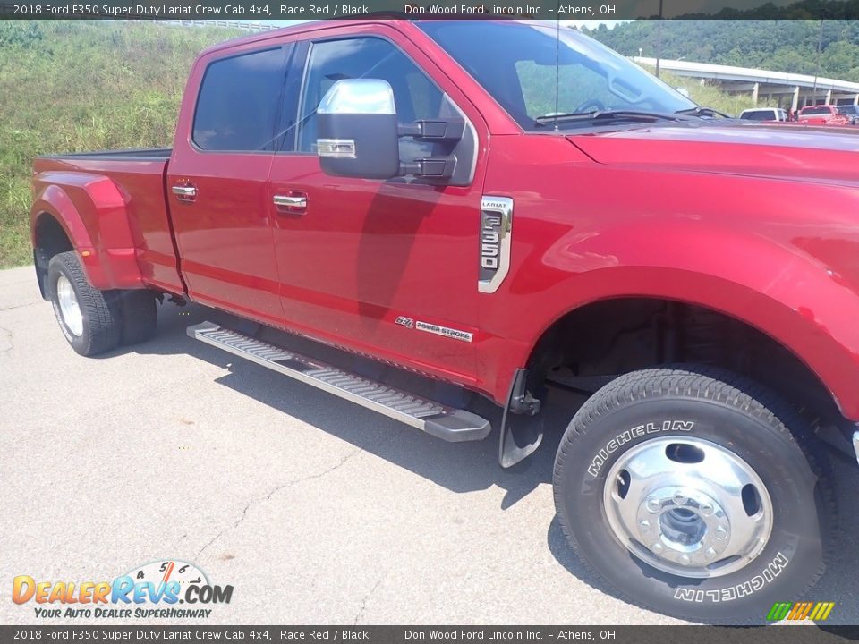 2018 Ford F350 Super Duty Lariat Crew Cab 4x4 Race Red / Black Photo #6