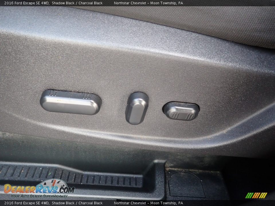 2016 Ford Escape SE 4WD Shadow Black / Charcoal Black Photo #25