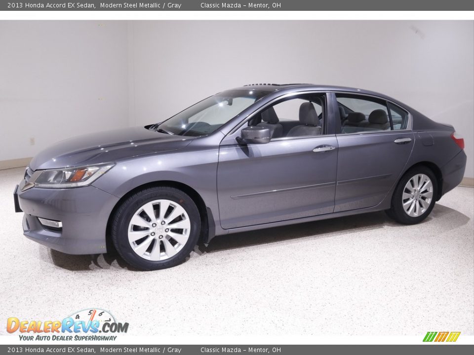 2013 Honda Accord EX Sedan Modern Steel Metallic / Gray Photo #3