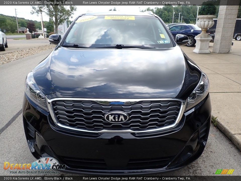 2020 Kia Sorento LX AWD Ebony Black / Black Photo #8