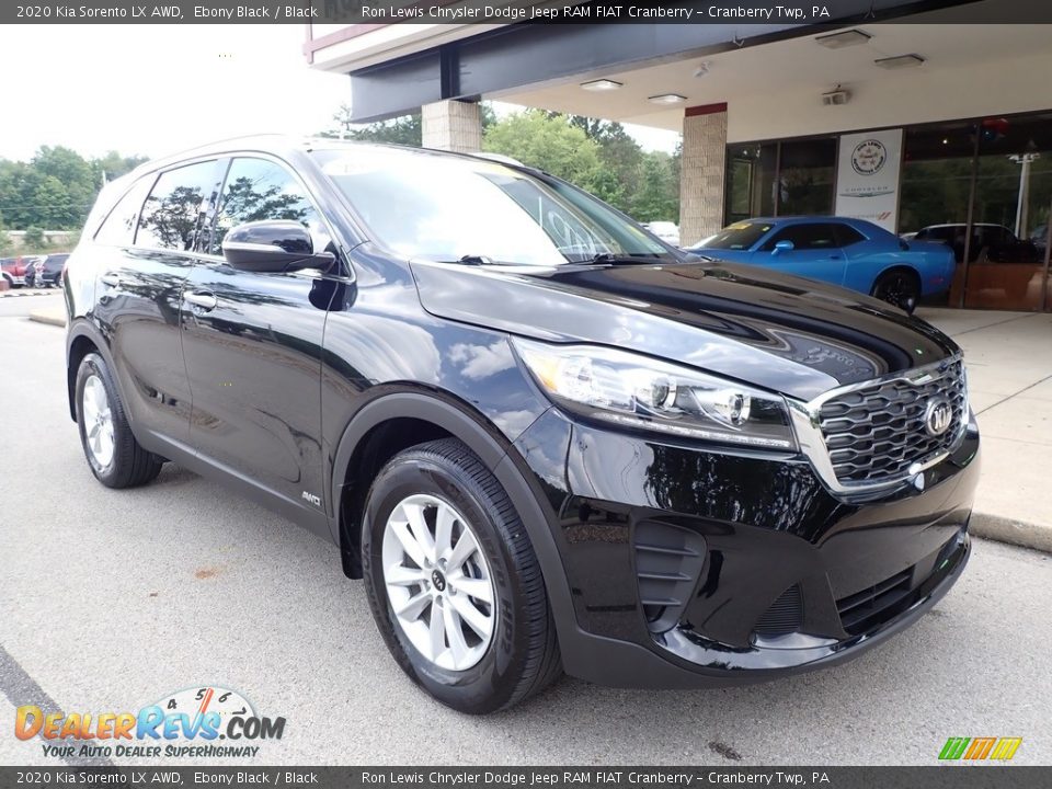 2020 Kia Sorento LX AWD Ebony Black / Black Photo #9