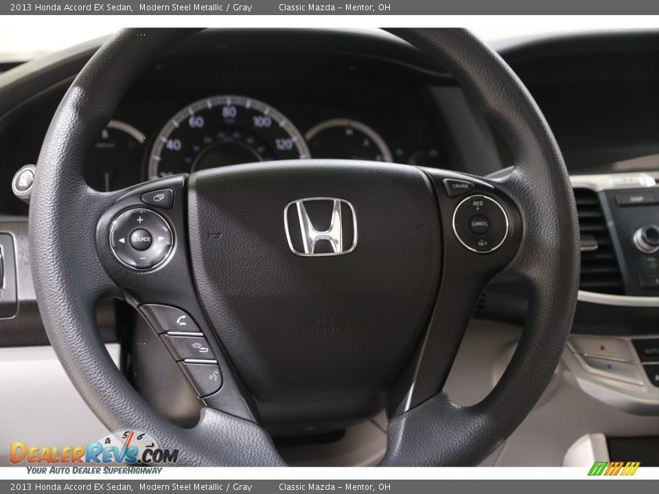2013 Honda Accord EX Sedan Modern Steel Metallic / Gray Photo #7