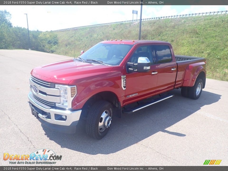 2018 Ford F350 Super Duty Lariat Crew Cab 4x4 Race Red / Black Photo #11